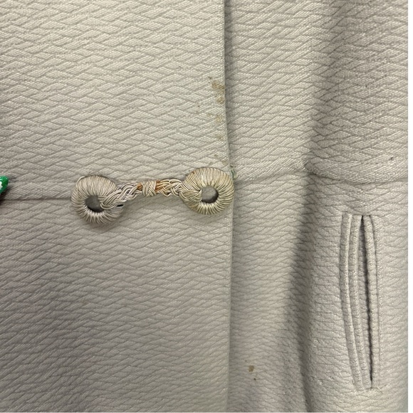 Vintage 50's/60's Tan Bettyjean Furred Fashion Fur Collar Coat with Flaws - Picture 4 of 16